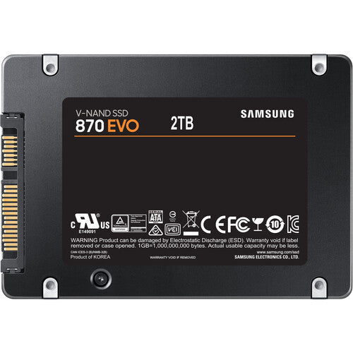 2TB Samsung 860 QVO SATA III 2.5" Internal SSD