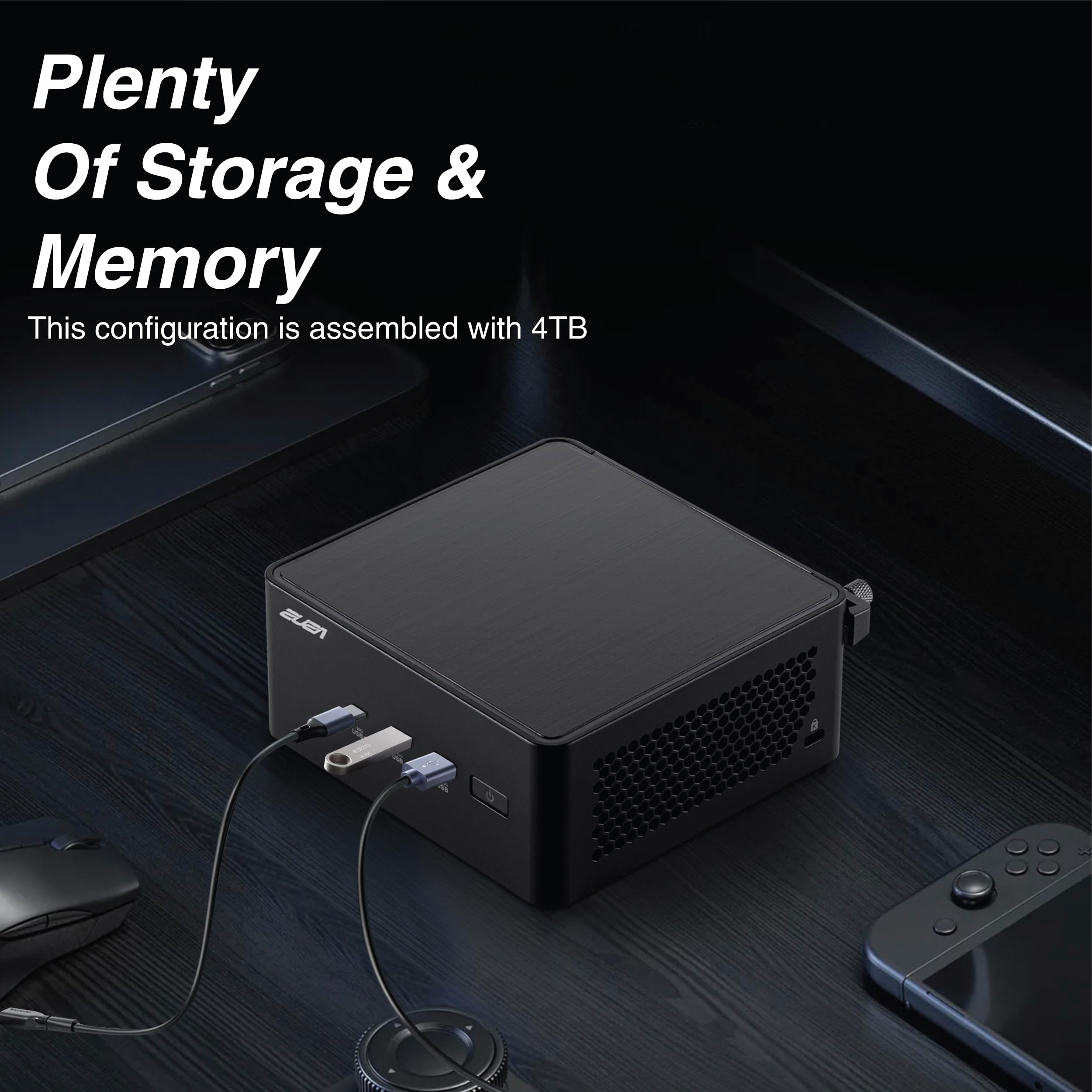 ASUS NUC 14 Pro: NUC14RVHU7 AI Mini PC with with Intel's new Ultra 7-155H Processor 16C/22T/24MB Cache bursts up 4.8GHz