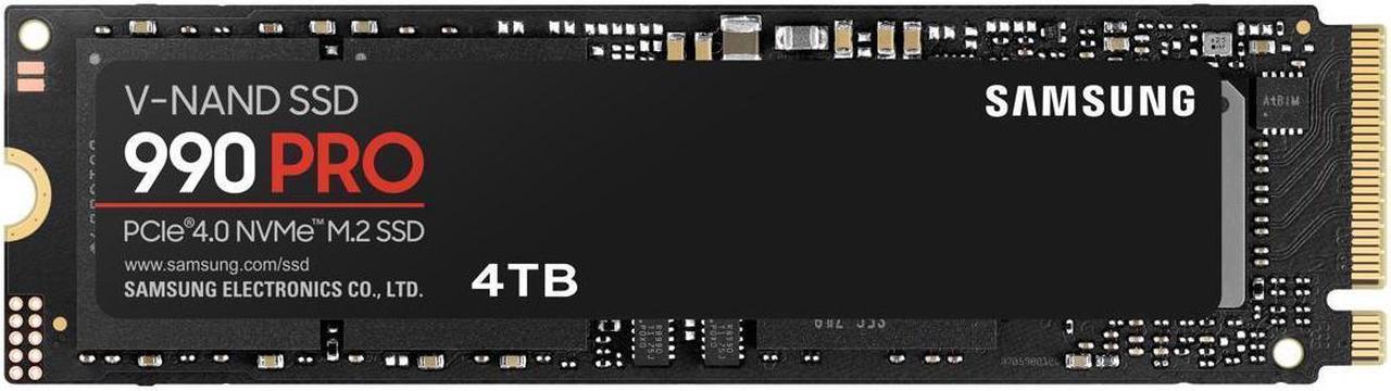 4TB Samsung 990 PRO PCIe 4.0 x4 M.2 Internal SSD