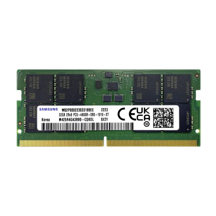 32GB Samsung DDR5 M425R4GA3BB0-CQK 4800MHz SODIMM 1.1V Dual Rank Memory Module